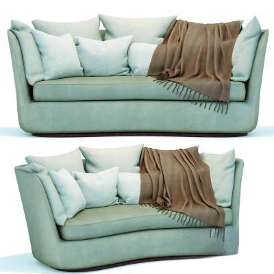 现代双人沙发-40